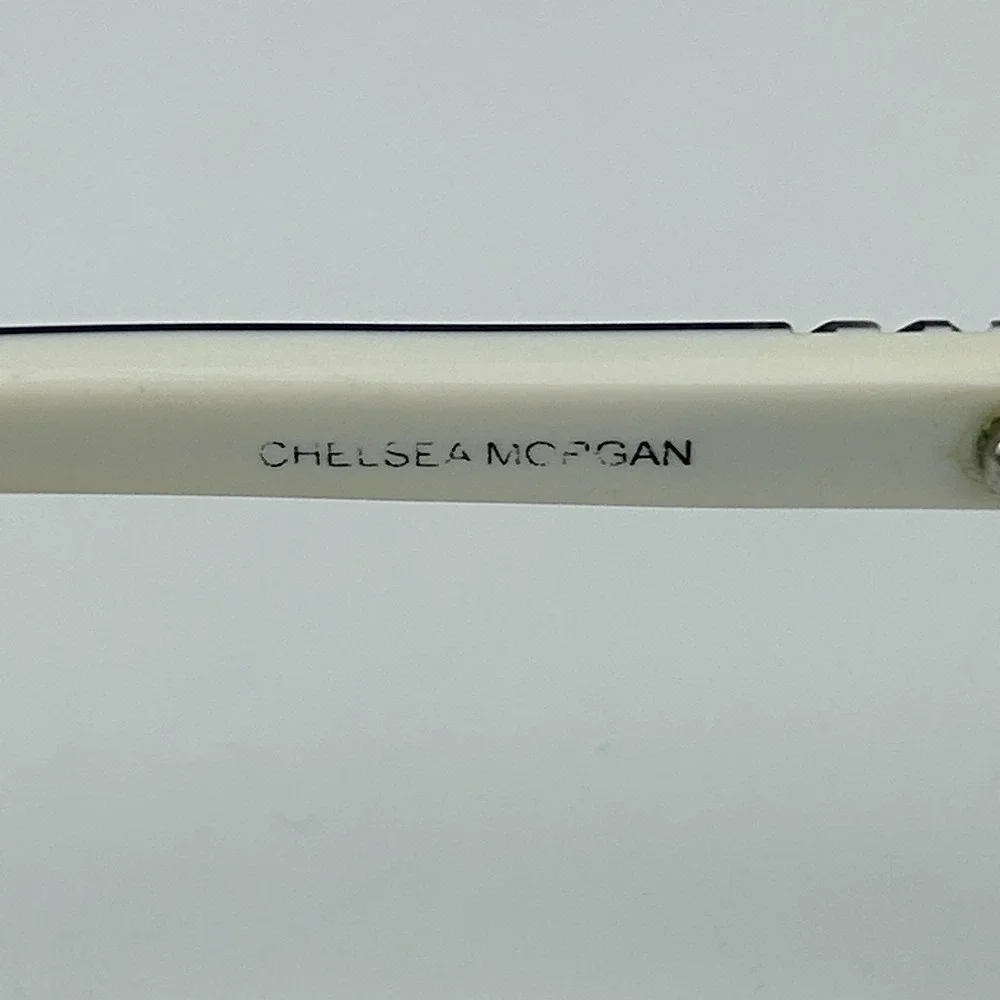 Chelsea Morgan CMM 8001 Womens Eyeglasses Frame Crystal Full Rim 46-15-130 mm